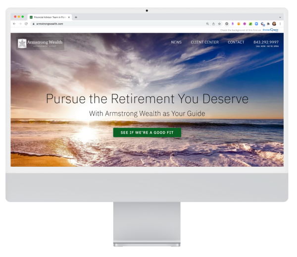 Armstrong Wealth Website preview