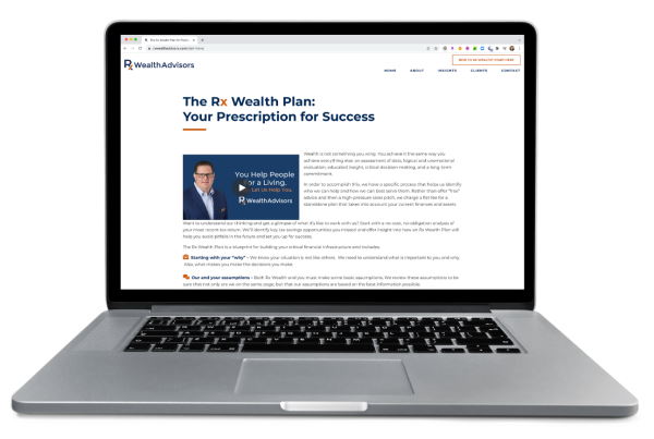RX Wealth Advisors Website